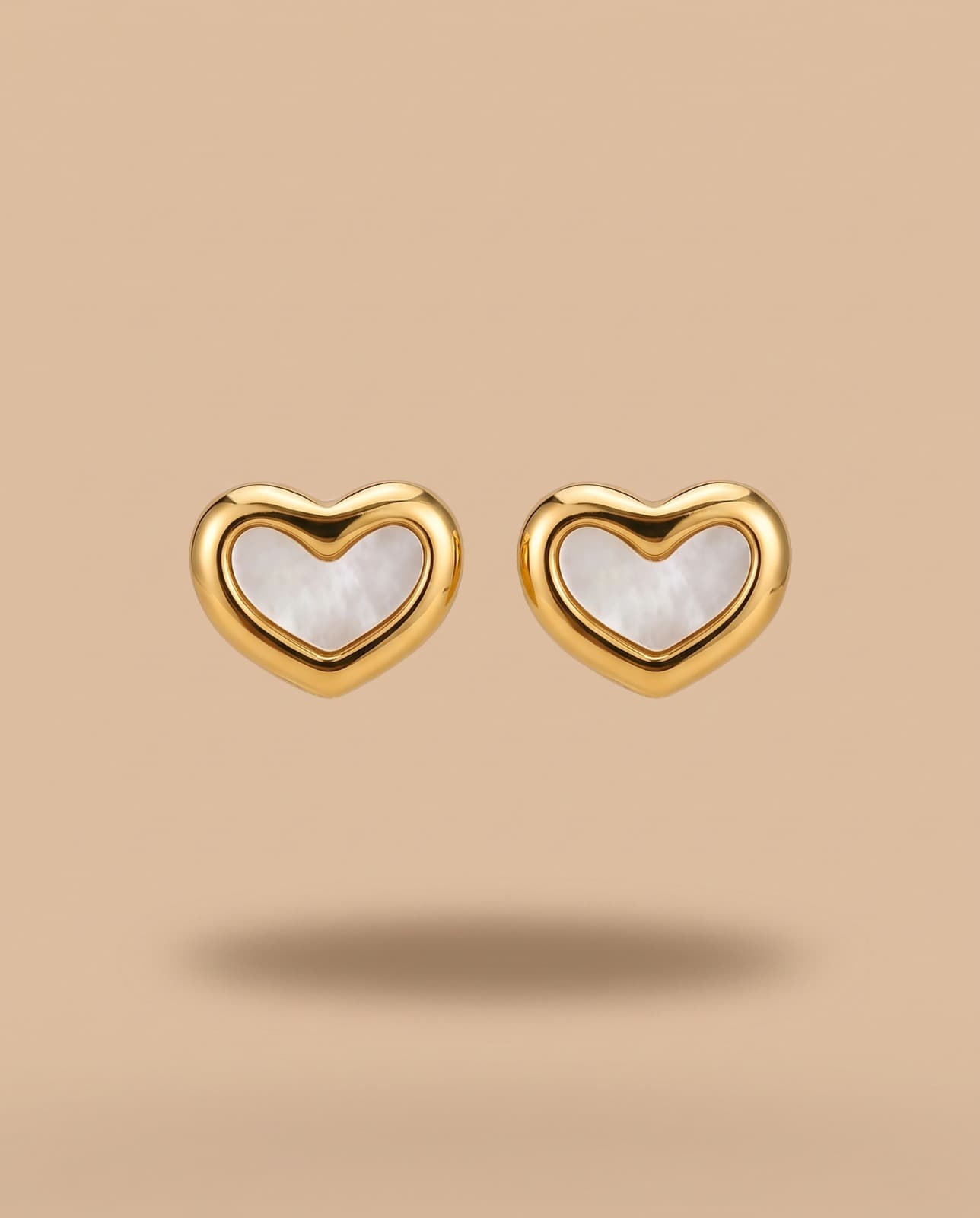 Heart Inlay Studs